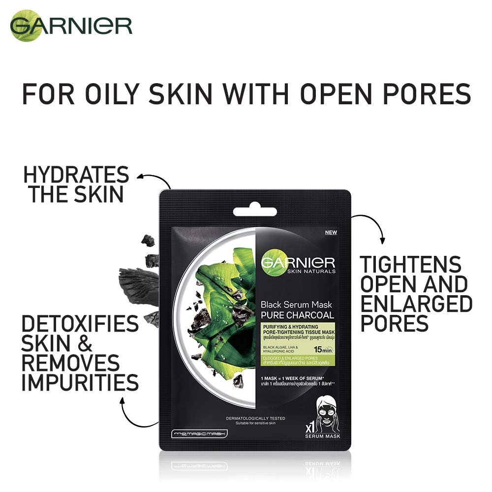 Garnier Charcoal Peel Off Mask - Black Charcoal Mask